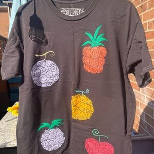 One Piece Men’s Large Devil Fruit Tee
